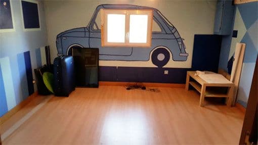 Chambre en rez-de-jardin