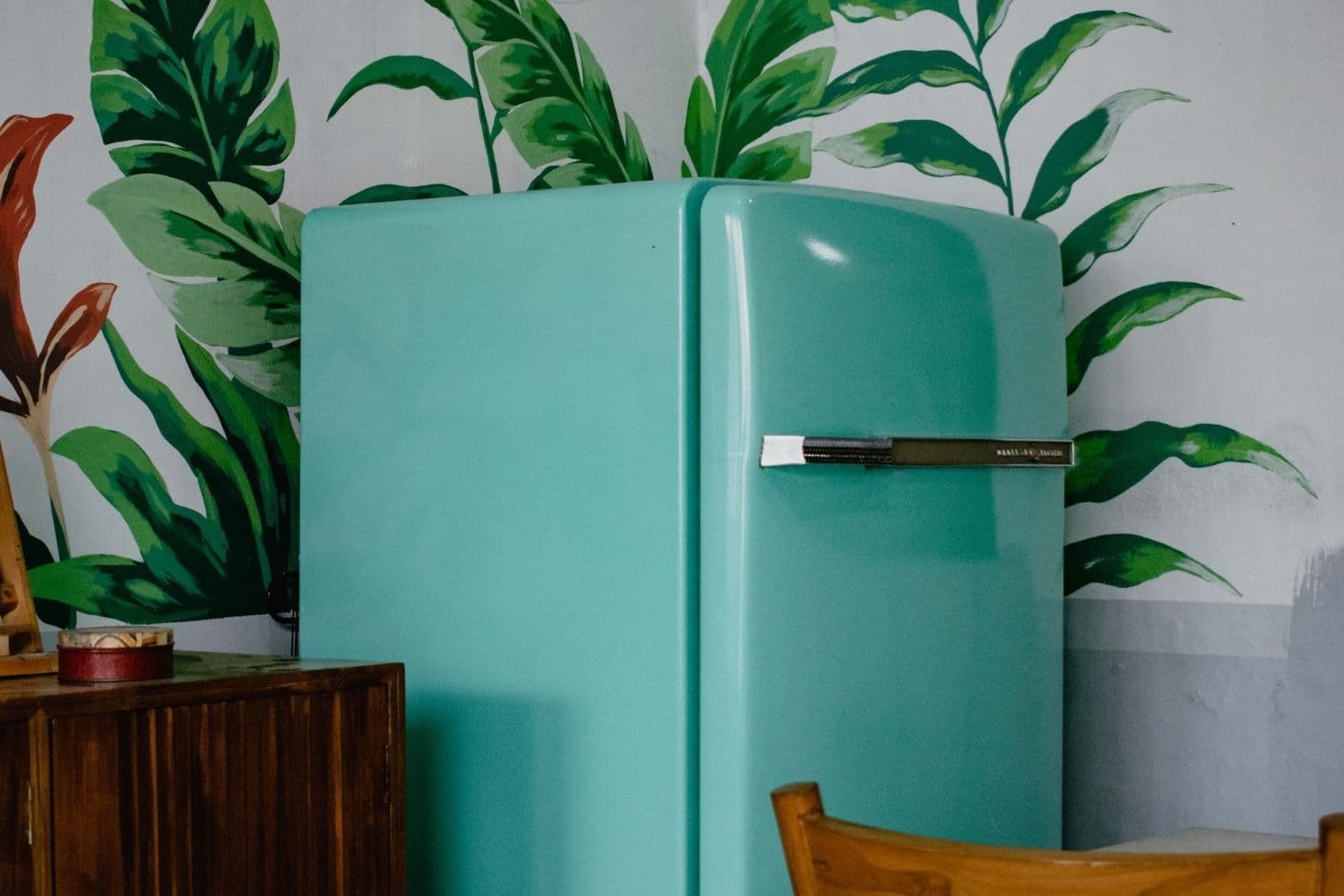 réfrigérateur vintage vert anis